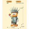 FEMIBOX S44072 44072 GIA ĐÌNH GARFIELD TƯỢNG NỮ THẦN TỰ DO bộ đồ chơi xếp lắp ráp ghép mô hình Movie & Game GARFIELD FAMILY STATUE OF LIBERTY Phim Và Trò Chơi 1033 khối