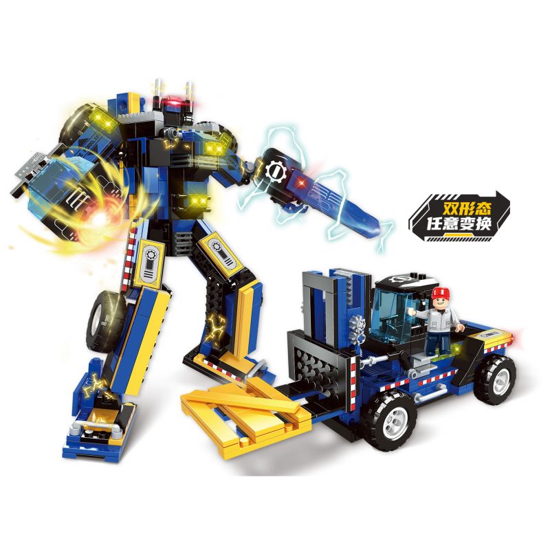 WOMA C3011 3011 XE NÂNG HERCULES bộ đồ chơi xếp lắp ráp ghép mô hình CITY BUILDER 411 khối