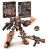 WOMA C4010 4010 LORD OF WAR SÚNG AK47 BIẾN THÀNH MECHA bộ đồ chơi xếp lắp ráp ghép mô hình Military Army Quân Sự Bộ Đội 435 khối