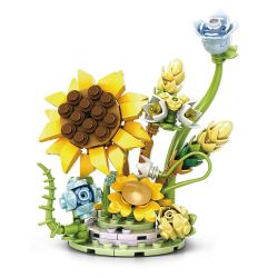 WOMA C2001 2001 TRUYỆN HOA HUIYINYUE 4 MẪU BƯỚM MỘNG SAY BÓNG bộ đồ chơi xếp lắp ráp ghép mô hình Arts & Crafts 656 khối