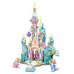 WOMA C0278 0278 LÂU ĐÀI MỘNG MƠ 8 TRONG 1 bộ đồ chơi xếp lắp ráp ghép mô hình DREAM CASTLE 666 khối