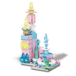 WOMA C0278 0278 LÂU ĐÀI MỘNG MƠ 8 TRONG 1 bộ đồ chơi xếp lắp ráp ghép mô hình DREAM CASTLE 666 khối