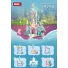 WOMA C0278 0278 LÂU ĐÀI MỘNG MƠ 8 TRONG 1 bộ đồ chơi xếp lắp ráp ghép mô hình DREAM CASTLE 666 khối