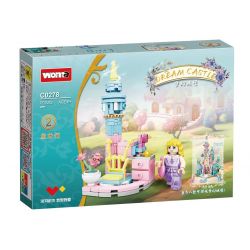 WOMA C0278 0278 LÂU ĐÀI MỘNG MƠ 8 TRONG 1 bộ đồ chơi xếp lắp ráp ghép mô hình DREAM CASTLE 666 khối