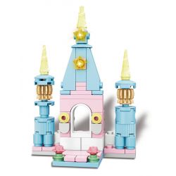 WOMA C0278 0278 LÂU ĐÀI MỘNG MƠ 8 TRONG 1 bộ đồ chơi xếp lắp ráp ghép mô hình DREAM CASTLE 666 khối