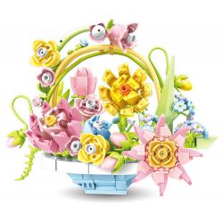 WOMA C2002 2002 HARUNO bộ đồ chơi xếp lắp ráp ghép mô hình Arts & Crafts BOUGHT 330 khối