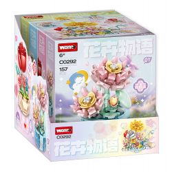 WOMA C0292 0292 MÙA HOA bộ đồ chơi xếp lắp ráp ghép mô hình Arts & Crafts 593 khối