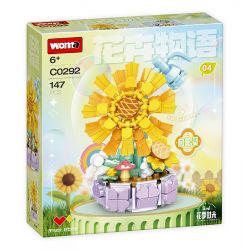 WOMA C0292 0292 MÙA HOA bộ đồ chơi xếp lắp ráp ghép mô hình Arts & Crafts 593 khối