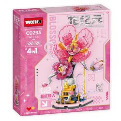 WOMA C0293 0293 HOA KỶ NGUYÊN 4 MẪU bộ đồ chơi xếp lắp ráp ghép mô hình Arts & Crafts 594 khối