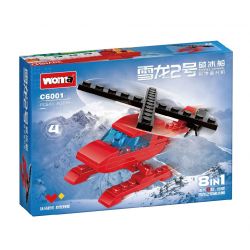 WOMA C6001 6001 TÀU PHÁ BĂNG RỒNG TUYẾT 2 bộ đồ chơi xếp lắp ráp ghép mô hình Arts & Crafts 536 khối