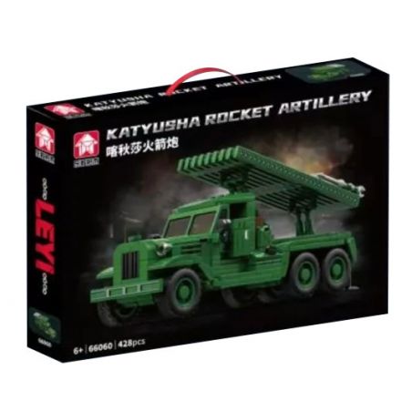 LE YI 66060 BỆ PHÓNG TÊN LỬA KATYUSHA bộ đồ chơi xếp lắp ráp ghép mô hình Military Army KATYUSHA ROCKET ARTILLERY Quân Sự Bộ Đội 428 khối