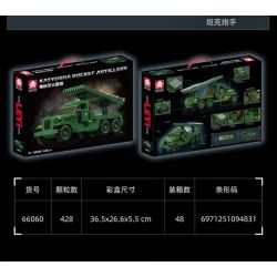 LE YI 66060 BỆ PHÓNG TÊN LỬA KATYUSHA bộ đồ chơi xếp lắp ráp ghép mô hình Military Army KATYUSHA ROCKET ARTILLERY Quân Sự Bộ Đội 428 khối