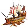 BAKA TECHNOLOGY 33303 TÀU CHIẾN CỔ VIKING bộ đồ chơi xếp lắp ráp ghép mô hình Historical ANCIENT WARSHIP 2073 khối