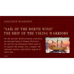 BAKA TECHNOLOGY 33303 TÀU CHIẾN CỔ VIKING bộ đồ chơi xếp lắp ráp ghép mô hình Historical ANCIENT WARSHIP 2073 khối