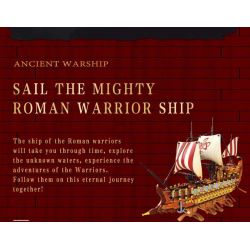 BAKA TECHNOLOGY 33303 TÀU CHIẾN CỔ VIKING bộ đồ chơi xếp lắp ráp ghép mô hình Historical ANCIENT WARSHIP 2073 khối