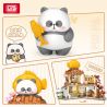 LOZ 7201 THẦY CÀO BÁNH TAIYAKI NHỎ bộ đồ chơi xếp lắp ráp ghép mô hình 858 khối