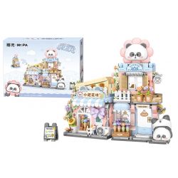 LOZ 7202 GIÁO VIÊN CÀO NHÀ HOA XIAOBA bộ đồ chơi xếp lắp ráp ghép mô hình 810 khối