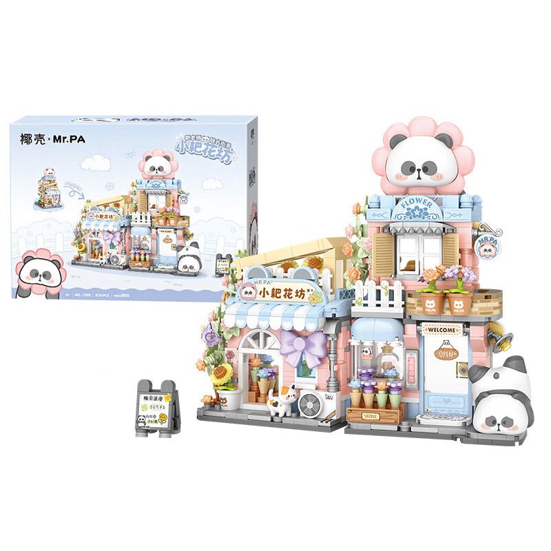 LOZ 7202 GIÁO VIÊN CÀO NHÀ HOA XIAOBA bộ đồ chơi xếp lắp ráp ghép mô hình 810 khối