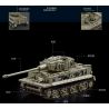 LE YI 66055 XE TĂNG HẠNG NẶNG TIGER bộ đồ chơi xếp lắp ráp ghép mô hình Military Army TIGER HEAVY TANK Quân Sự Bộ Đội 968 khối