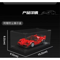 MouldKing 27078 Mould King 27078 MẪU XE THỂ THAO Ý TƯỞNG F4T LM bộ đồ chơi xếp lắp ráp ghép mô hình Speed Champions Racing Cars Đua Xe Công Thức 424 khối