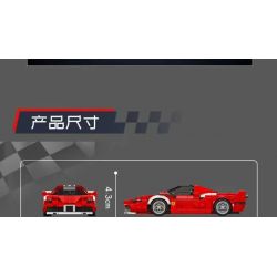 MouldKing 27080 Mould King 27080 XE THỂ THAO FXX bộ đồ chơi xếp lắp ráp ghép mô hình Speed Champions Racing Cars Đua Xe Công Thức 433 khối