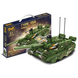 TWELFTH TWF892-D-1 892-D-1 XE TĂNG KIỂU 99A bộ đồ chơi xếp lắp ráp ghép mô hình Military Army Quân Sự Bộ Đội 652 khối