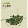 TWELFTH TWF892-D-1 892-D-1 XE TĂNG KIỂU 99A bộ đồ chơi xếp lắp ráp ghép mô hình Military Army Quân Sự Bộ Đội 652 khối