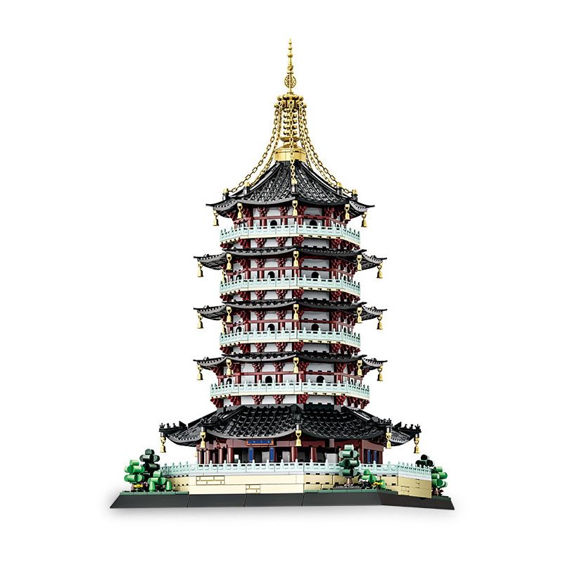 WANGE LIGAO DR.LUCK 6236 CHÙA LÔI PHONG HÀNG CHÂU TRUNG QUỐC bộ đồ chơi xếp lắp ráp ghép mô hình Creator Sáng Tạo 1498 khối