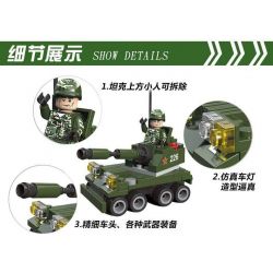 JIESTAR 23061 TÂM HỒN QUÂN NHÂN MÁU CHIẾN bộ đồ chơi xếp lắp ráp ghép mô hình Military Army Quân Sự Bộ Đội 598 khối