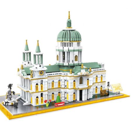 DOCTOR STAR 820 NHÀ THỜ THÁNH PAUL bộ đồ chơi xếp lắp ráp ghép mô hình Creator Sáng Tạo 2043 khối