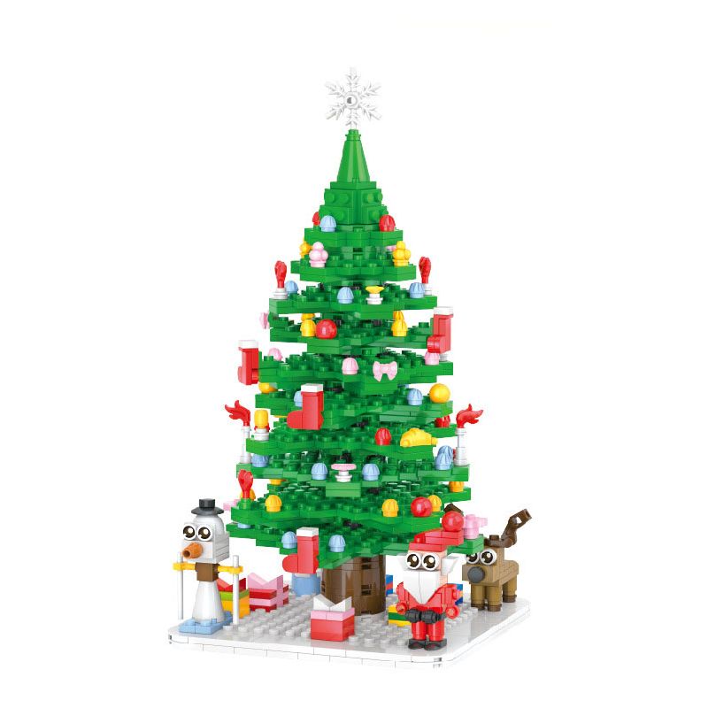 DOCTOR STAR 1048A ĐẾM NGƯỢC CÂY THÔNG GIÁNG SINH bộ đồ chơi xếp lắp ráp ghép mô hình Creator Sáng Tạo