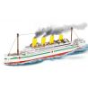 COBI 1681 TÀU BỆNH VIỆN HẢI QUÂN HOÀNG GIA BRITANNIC tỷ lệ 1:700 bộ đồ chơi xếp lắp ráp ghép mô hình Creator HMHS BRITANNIC Sáng Tạo 640 khối