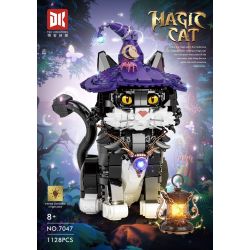 DK 7047 MÈO MA THUẬT bộ đồ chơi xếp lắp ráp ghép mô hình Creator MAGIC CAT Sáng Tạo 1128 khối