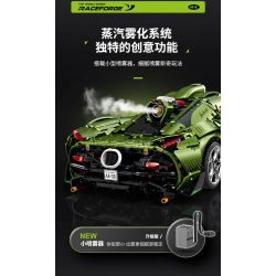 GULY 10628 KOENIGSEGG (KOENIGSEGG) tỷ lệ 1:8 bộ đồ chơi xếp lắp ráp ghép mô hình Technic Kỹ Thuật Công Nghệ Cao Mô Hình Phương Tiện 3838 khối