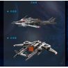 ZHEGAO QJ5474 5474 MÁY BAY CHIẾN ĐẤU TIE bộ đồ chơi xếp lắp ráp ghép mô hình TITANIUM FIGHTER 1001 khối