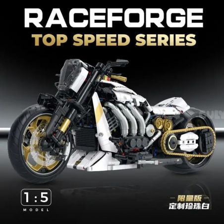 GULY 60522 RACEFORGE XE MÁY TỐC ĐỘ TỐI ĐA 1:5 tỷ lệ 1:5 bộ đồ chơi xếp lắp ráp ghép mô hình Technic Kỹ Thuật Công Nghệ Cao Mô Hình Phương Tiện 2000 khối