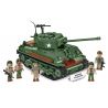 COBI 3118 XE TĂNG SHERMAN M4A2E8 tỷ lệ 1:35 bộ đồ chơi xếp lắp ráp ghép mô hình Military Army SHERMAN M4A2E8(76)W Quân Sự Bộ Đội 865 khối