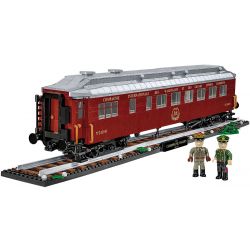 COBI 6291 6289 XE DU LỊCH COMPIÈGNE/VẬN CHUYỂN FOCH/VẬN ĐÌNH CHIẾN tỷ lệ 1:35 bộ đồ chơi xếp lắp ráp ghép mô hình City COMPIÈGNE WAGON Thành Phố 1945 khối