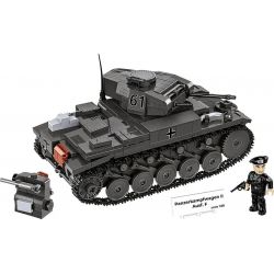 COBI 2597 THIẾT GIÁP II KIỂU F tỷ lệ 1:28 bộ đồ chơi xếp lắp ráp ghép mô hình City PANZERKAMPFWAGEN II AUSF. Thành Phố 812 khối