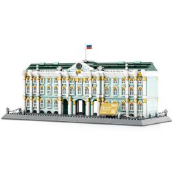 WANGE LIGAO DR.LUCK 5244 CUNG ĐIỆN MÙA ĐÔNG SAINT PETERSBURG NGA bộ đồ chơi xếp lắp ráp ghép mô hình Architecture WINTER PALACE Công Trình Kiến Trúc 1063 khối
