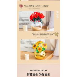 PLEYERID M38-P8061 P8061 8061 M38P8061 38-P8061 HOA HỒNG VẪN THƠM NHƯ NGÀY NÀO bộ đồ chơi xếp lắp ráp ghép mô hình Arts & Crafts