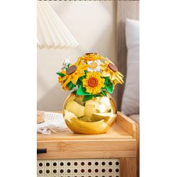 PLEYERID M38-P8062 P8062 8062 M38P8062 38-P8062 HOA HƯỚNG DƯƠNG bộ đồ chơi xếp lắp ráp ghép mô hình Arts & Crafts