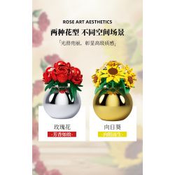 PLEYERID M38-P8062 P8062 8062 M38P8062 38-P8062 HOA HƯỚNG DƯƠNG bộ đồ chơi xếp lắp ráp ghép mô hình Arts & Crafts