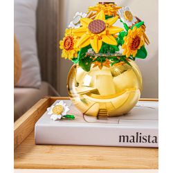 PLEYERID M38-P8062 P8062 8062 M38P8062 38-P8062 HOA HƯỚNG DƯƠNG bộ đồ chơi xếp lắp ráp ghép mô hình Arts & Crafts