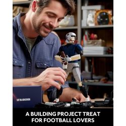 NIFELIZ NF10278 10278 TIỀN VỆ BÓNG ĐÁ bộ đồ chơi xếp lắp ráp ghép mô hình Creator QUARTERBACK Sáng Tạo 660 khối