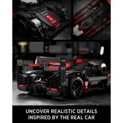 NIFELIZ NF10214 10214 XE ĐUA ĐƯỜNG DÀI AUDI R18 tỷ lệ 1:10 bộ đồ chơi xếp lắp ráp ghép mô hình Technic Kỹ Thuật Công Nghệ Cao Mô Hình Phương Tiện 1685 khối