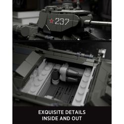 NIFELIZ NF10270 10270 XE TĂNG T34/85 bộ đồ chơi xếp lắp ráp ghép mô hình Military Army T34/85 TANK Quân Sự Bộ Đội 818 khối