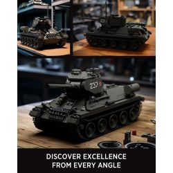 NIFELIZ NF10270 10270 XE TĂNG T34/85 bộ đồ chơi xếp lắp ráp ghép mô hình Military Army T34/85 TANK Quân Sự Bộ Đội 818 khối