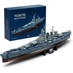 NIFELIZ NF10280 10280 LỚP THIẾT GIÁP HẠM NORTH CAROLINA bộ đồ chơi xếp lắp ráp ghép mô hình Technic NORTH BATTLESHIP Kỹ Thuật Công Nghệ Cao Mô Hình Phương Tiện 1701 khối