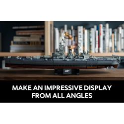 NIFELIZ NF10280 10280 LỚP THIẾT GIÁP HẠM NORTH CAROLINA bộ đồ chơi xếp lắp ráp ghép mô hình Technic NORTH BATTLESHIP Kỹ Thuật Công Nghệ Cao Mô Hình Phương Tiện 1701 khối